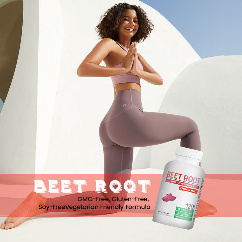 Capsule di radice di barbabietola OEM per la pressione alta 500mg Estratto di radice di barbabietola biologica