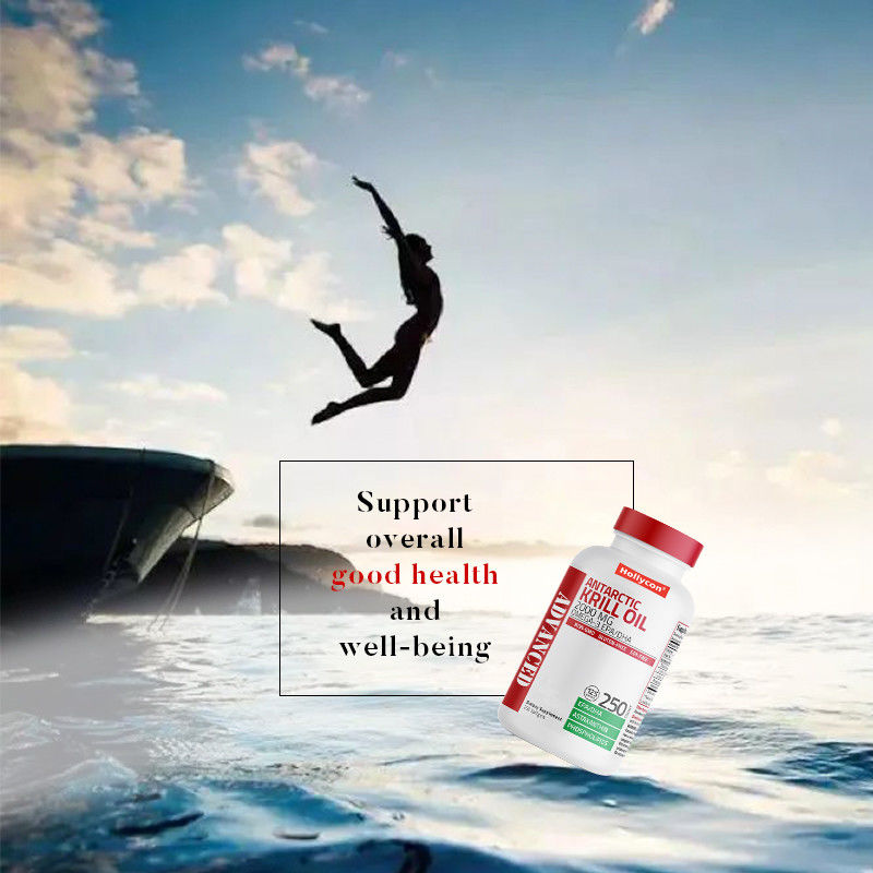 Olio di krill antartico per la salute generale 2000mg Softgels di olio di krill antartico