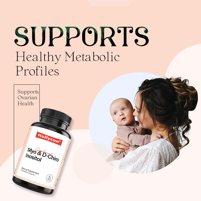 Supplemento di inositolo per l' equilibrio ormonale Myo- inositolo e D- Chiro capsule di inositolo