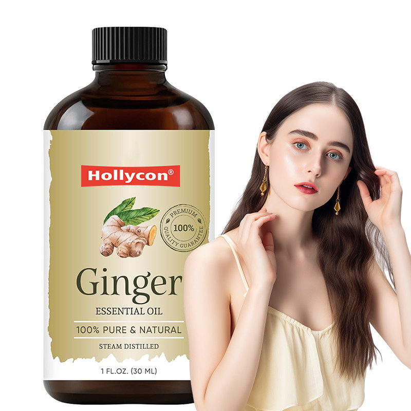 Olio essenziale di zenzero di alta qualità per capelli naturali