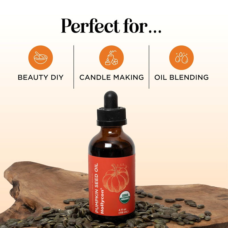 OEM olio di semi di zucca biologico 100% puro olio di semi di zucca per la crescita dei capelli
