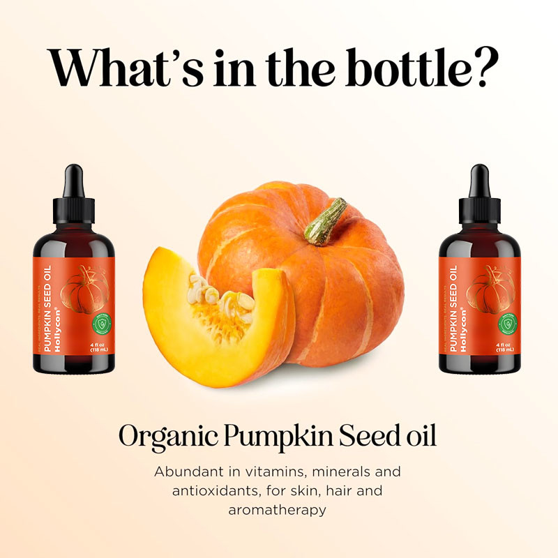 OEM olio di semi di zucca biologico 100% puro olio di semi di zucca per la crescita dei capelli