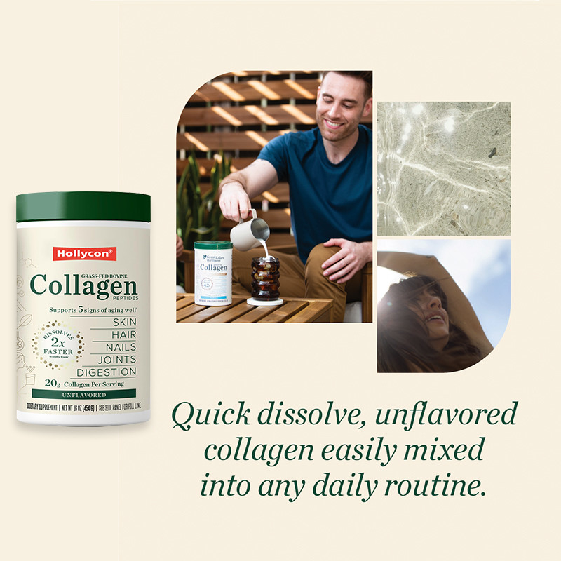 OEM Collagene in polvere per capelli pelle unghie supporto 20g collagene peptidi proteine in polvere
