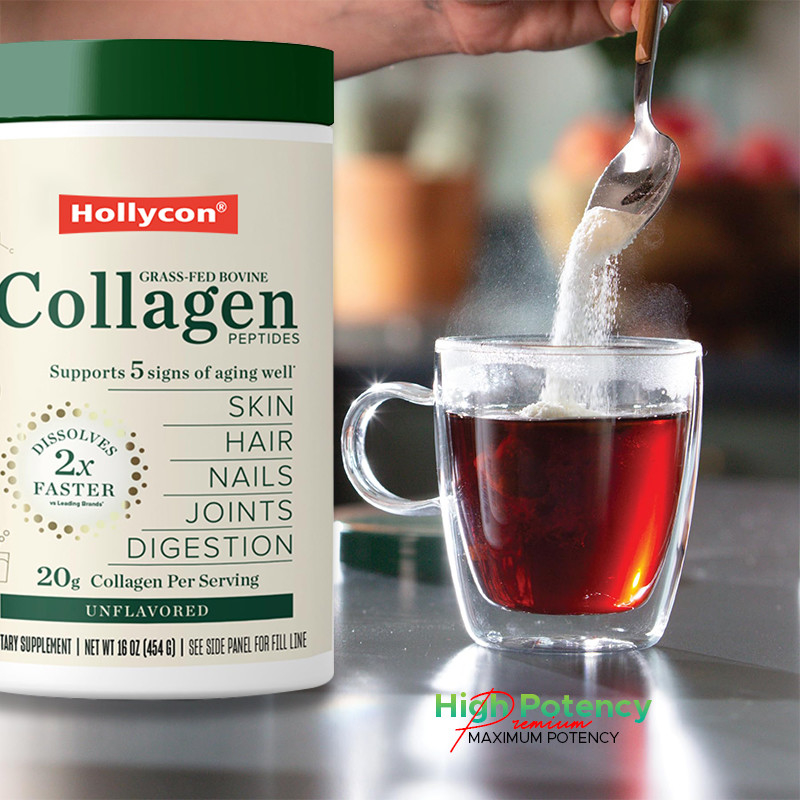 OEM Collagene in polvere per capelli pelle unghie supporto 20g collagene peptidi proteine in polvere