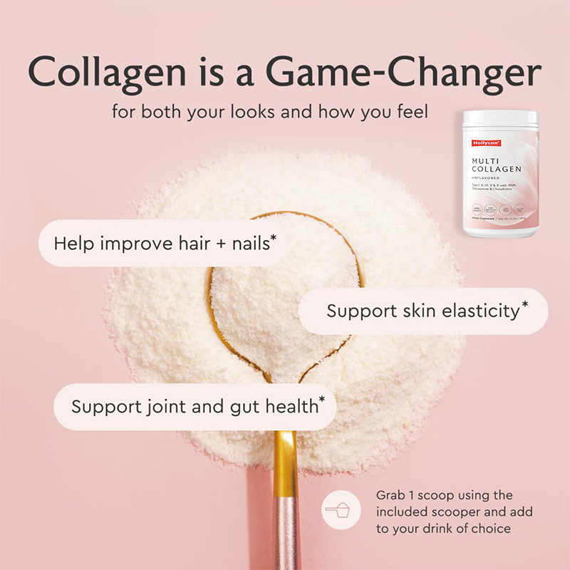 OEM Polvere di collagene multi per il supporto dei capelli Peptidi di collagene idrolizzati Polvere proteica