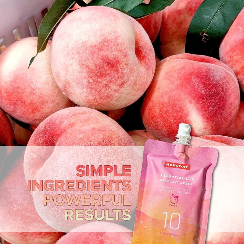 Collagene e vitamina C gelatina di konjac gelatina senza zucchero per la perdita di peso gelatina dimagrante