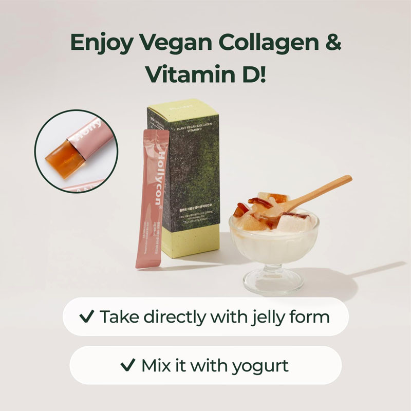 Bastoni di gelatina di collagene vegano con vitamina D3 400IU per sostenere le ossa sane