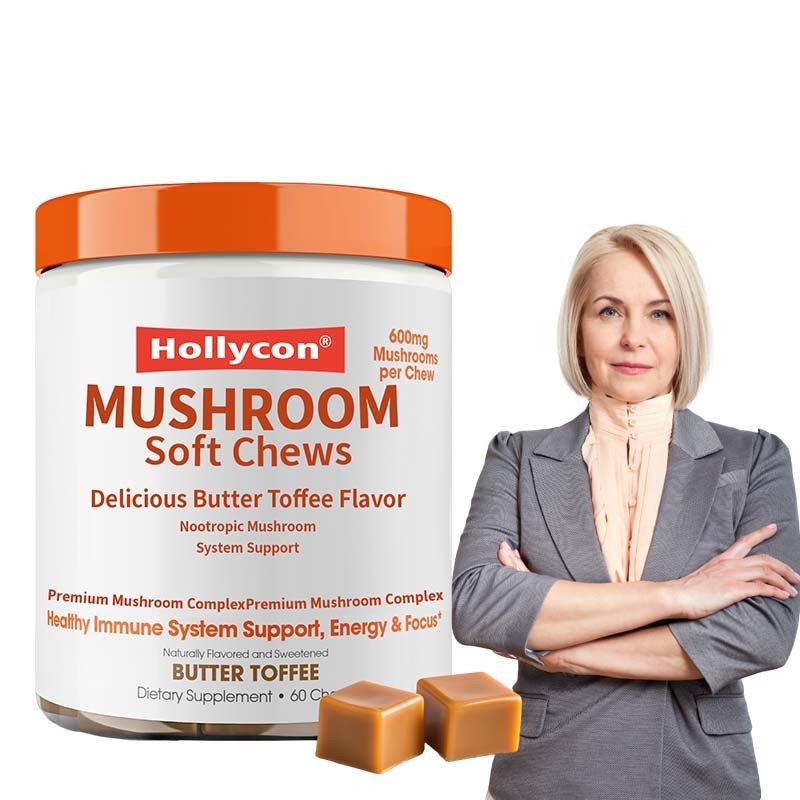 Fabbrica Pianta Cordyceps Funghi nootropici Supporto energetico Focus Salute cerebrale Immunità Ganoderma Lucidum Funghi morbidi