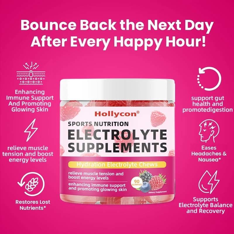 OEM Happy Hour Aid Gommiere Supplemento Pre-Game Party Idratazione Eletroliti Alcol DHM Cardo di latte Dopo aver bevuto Gommiere