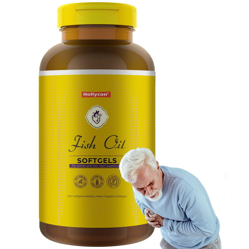 Olio di pesce Omega 3 Supplementi 1200 mg Softgels Omega 3 Olio di pesce per un cuore sano Supporto 230 Softgels 115 Assunzione giornaliera