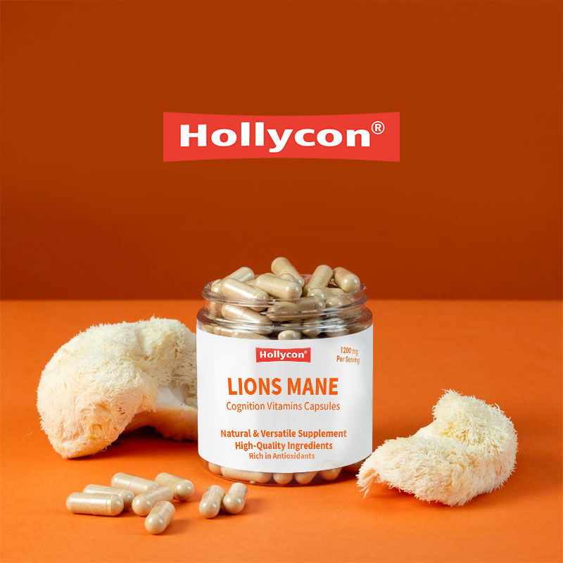 Fabbrica Supporta Chiarezza Focalizzazione Combatte lo stress ossidativo Supporta il benessere complessivo Vitalità Leoni Mane Cognizione Vitamine Capsule