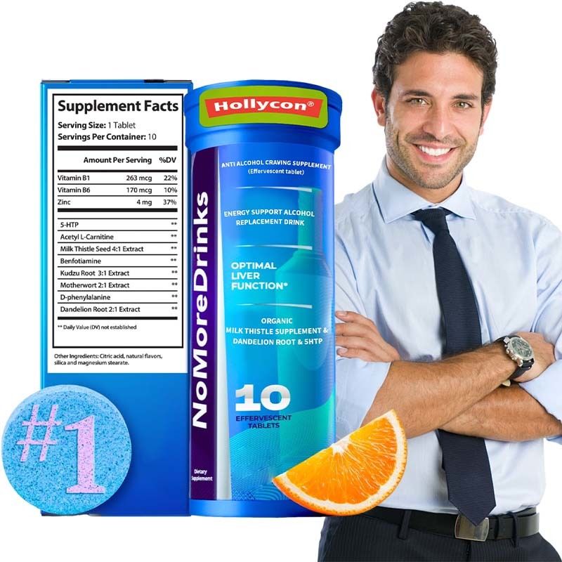 Fabbrica di disintossicazione del fegato Combattere le voglie Salute del fegato Anti-alcol Volare l' alcol Supplemento di sostituzione dell' alcol Effervescente