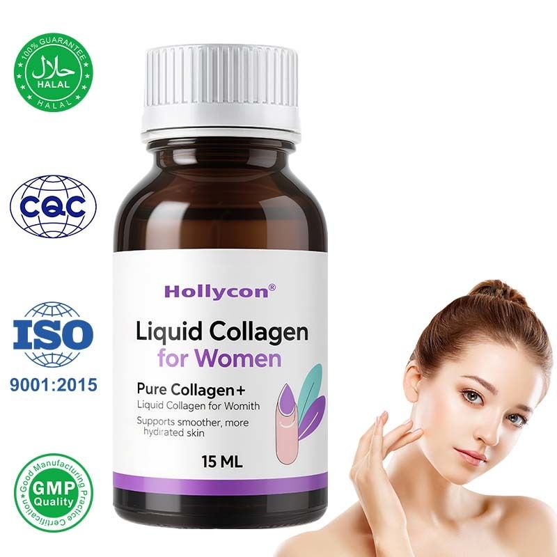 Collagene puro+ collagene liquido per donne - peptidi marini da 4000 mg per pelle radiante, capelli e salute delle unghie - Acido ialuronico, vitamina E