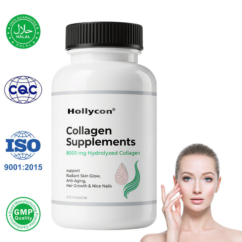 Collagene liquido per donne e uomini-pine'o'o'ange aromatizzato di grado premium 10000 mcg biotina+8000 mg di collagene idrolizzato per bagliore della pelle radiante, anti-invecchiamento, crescita dei capelli e belle unghie