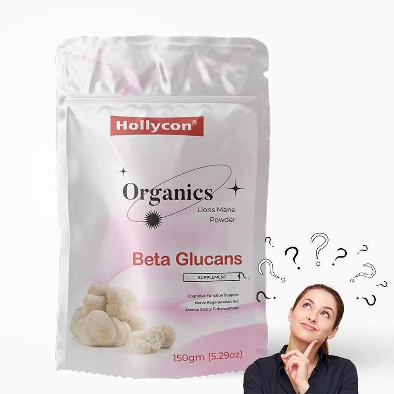 Supplemento biologico di mangia di leone in polvere con estratto di corpo di frutta al 100% e beta-glucani al 30% per il supporto cognitivo - 150 grammi per sacchetto