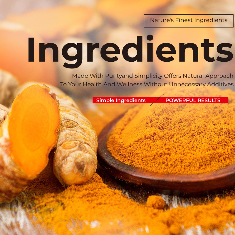 Capsule di Curcuma Private Label con 100 Capsule per Flacone per il Supporto Digestivo e Dose Giornaliera di 3 Capsule