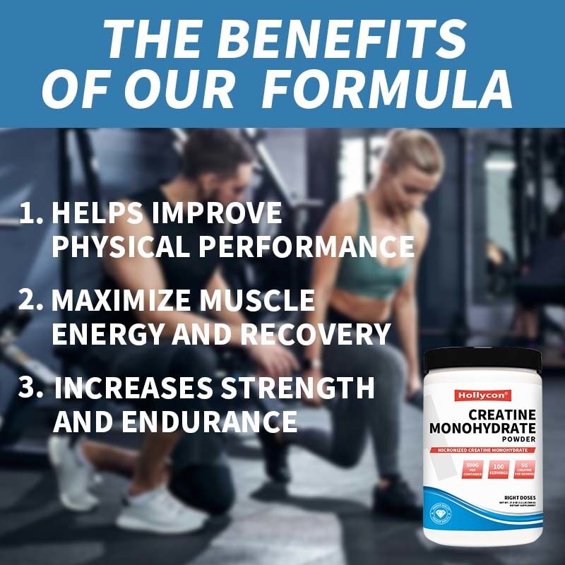 Integratore di Creatina Monoidrato Micronizzata OEM 5000mg per Bodybuilding e Sport - Creatina Monoidrato in Polvere