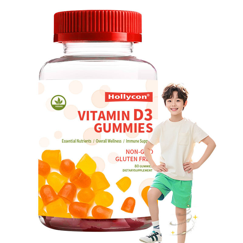 OEM Vitamina D3 Organica per Bambini Integratore di Vitamina D3 Gommose Salute Ossea e Immunitaria Gommose alla Vitamina D3