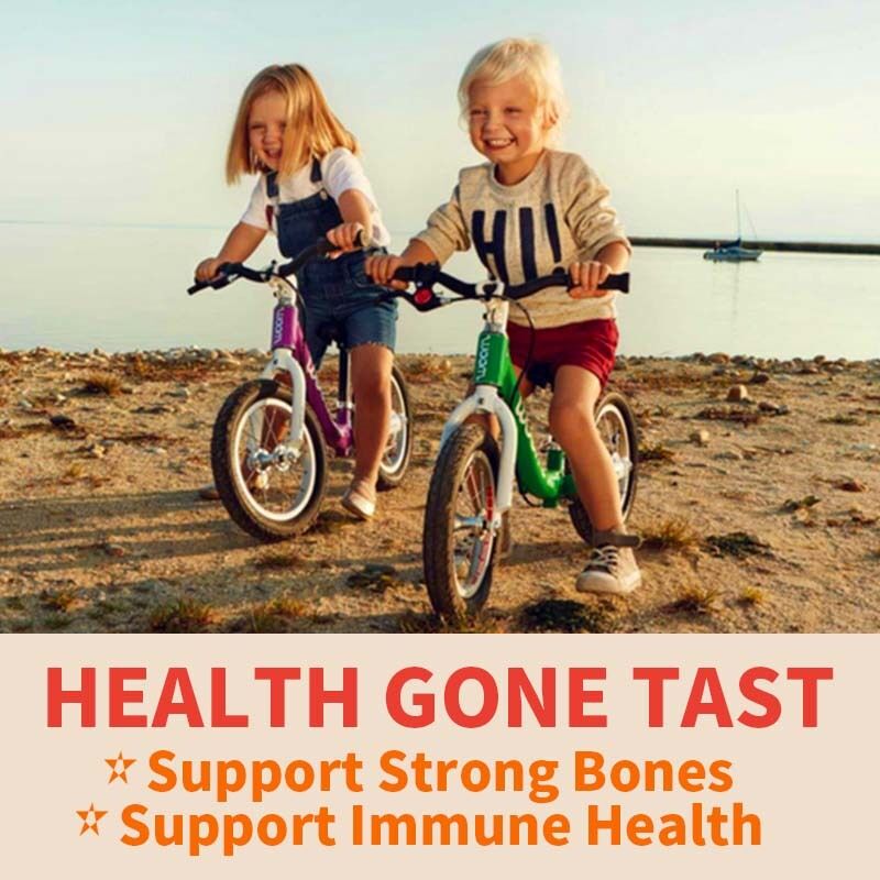 OEM Vitamina D3 Organica per Bambini Integratore di Vitamina D3 Gommose Salute Ossea e Immunitaria Gommose alla Vitamina D3