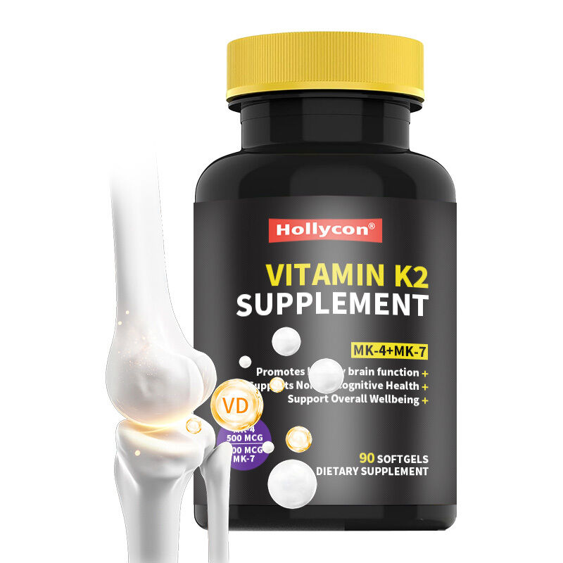 OEM Full Spectrum Vitamina K2 Softgels con 600 mcg di Trans Form Supporta la salute generale e la forza ossea Supplemento di vitamina K2