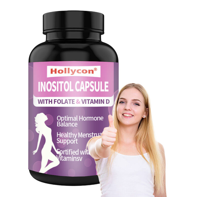 Integratore di inositolo premium OEM Inositol Plus Ratio Equilibrio ormonale sano e supporto ovarico sano per le donne in capsule di inositolo