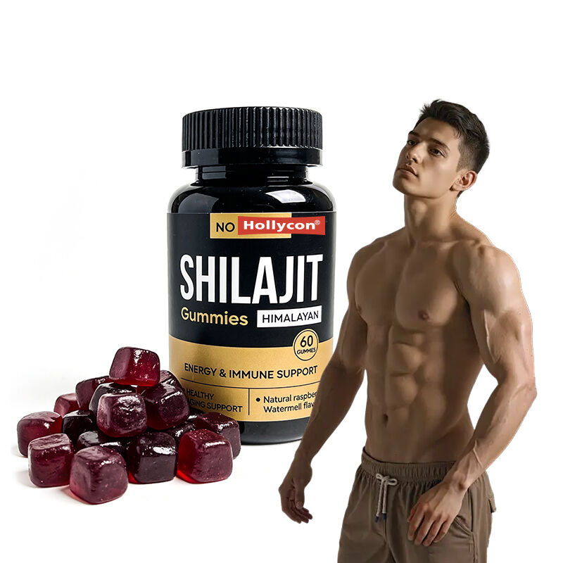 Etichetta privata Shilajit gomme maschili Fulvic Acid Supplemento senza zucchero Mantenere livelli energetici normali e funzione immunitaria