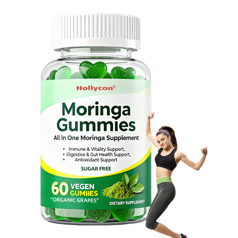 Supplemento di Moringa tutto in uno per il sistema immunitario e la vitalità Digestive e salute intestinale Supporto antiossidante Moringa gomma