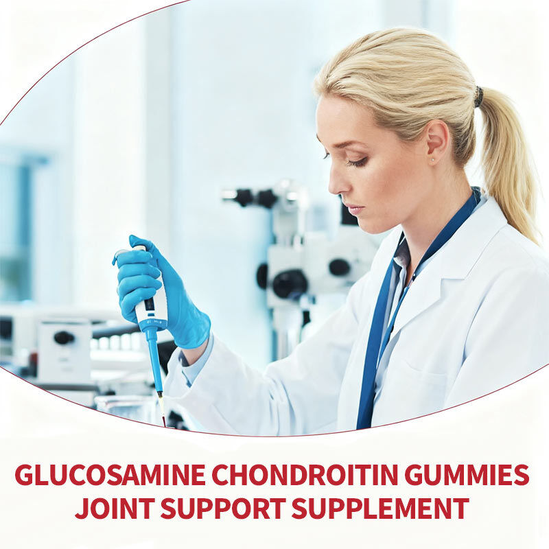 OEM Supplemento di supporto alle articolazioni per la forza extra con MSM e Flexibilità di mirtillo Glucosamina Chondroitin Gummies