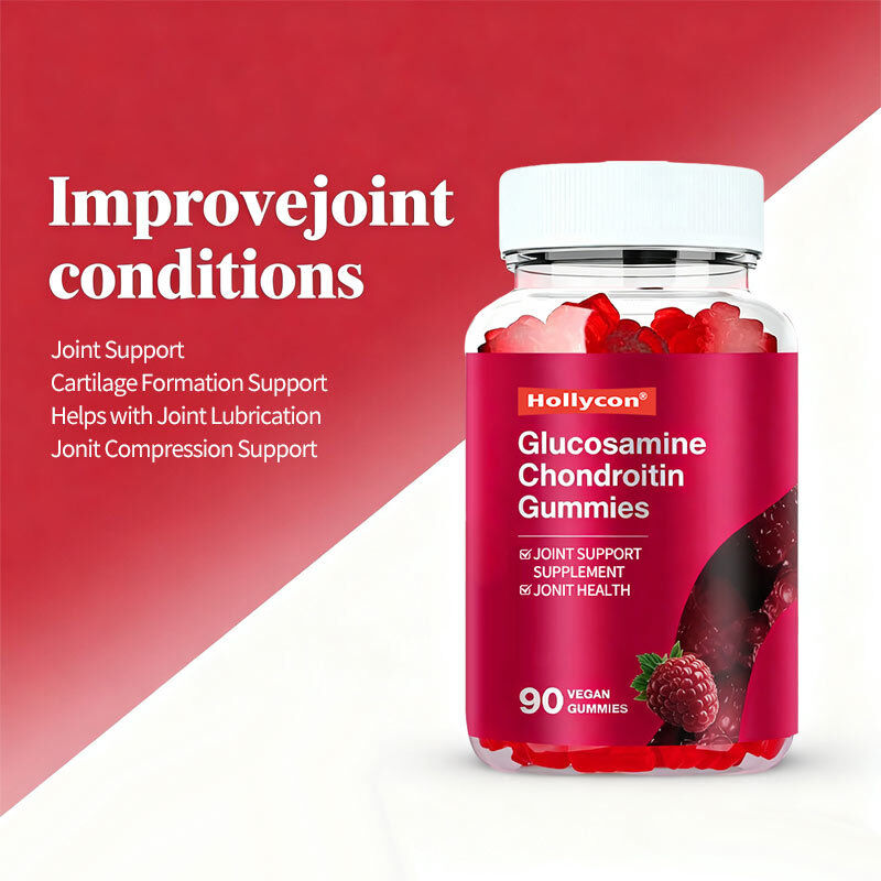OEM Supplemento di supporto alle articolazioni per la forza extra con MSM e Flexibilità di mirtillo Glucosamina Chondroitin Gummies