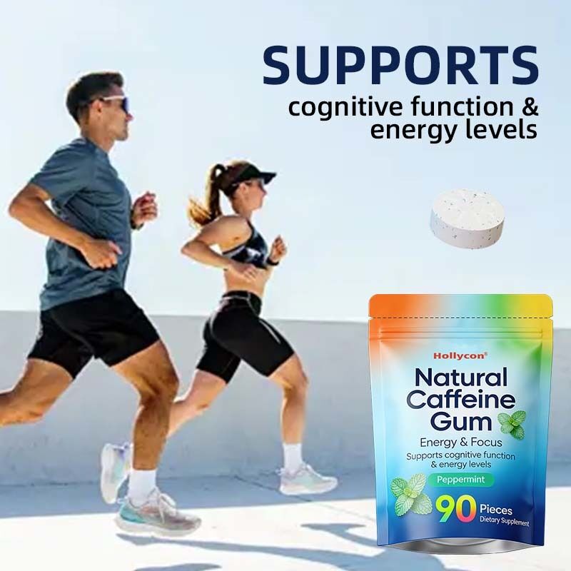 Gomma per il supporto cognitivo OEM ODM, supporta la vigilanza e la chiarezza mentale, integratore per la salute del cervello con estratti vegetali naturali
