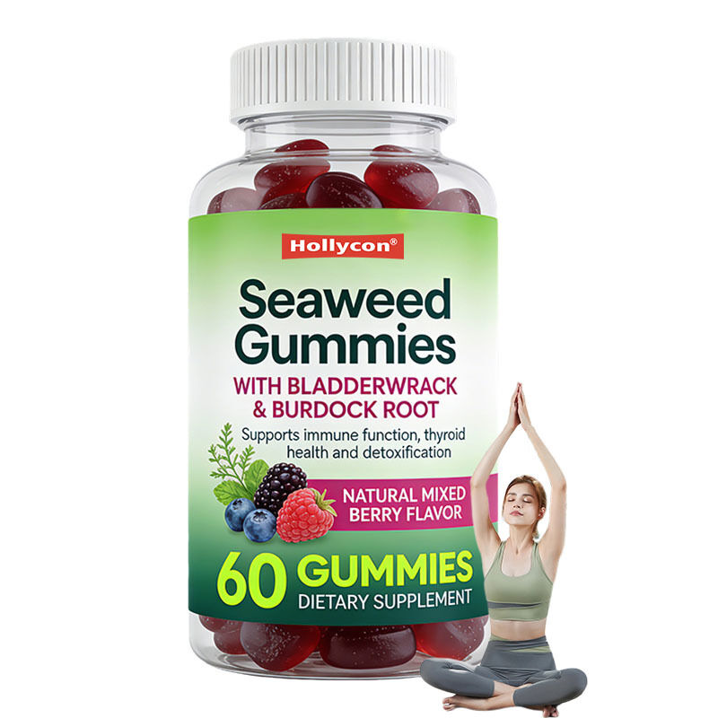 OEM/ODM Capsule di alghe marine Adulti Immunità e benessere generale Supplemento di pulizia naturale Senza glutine