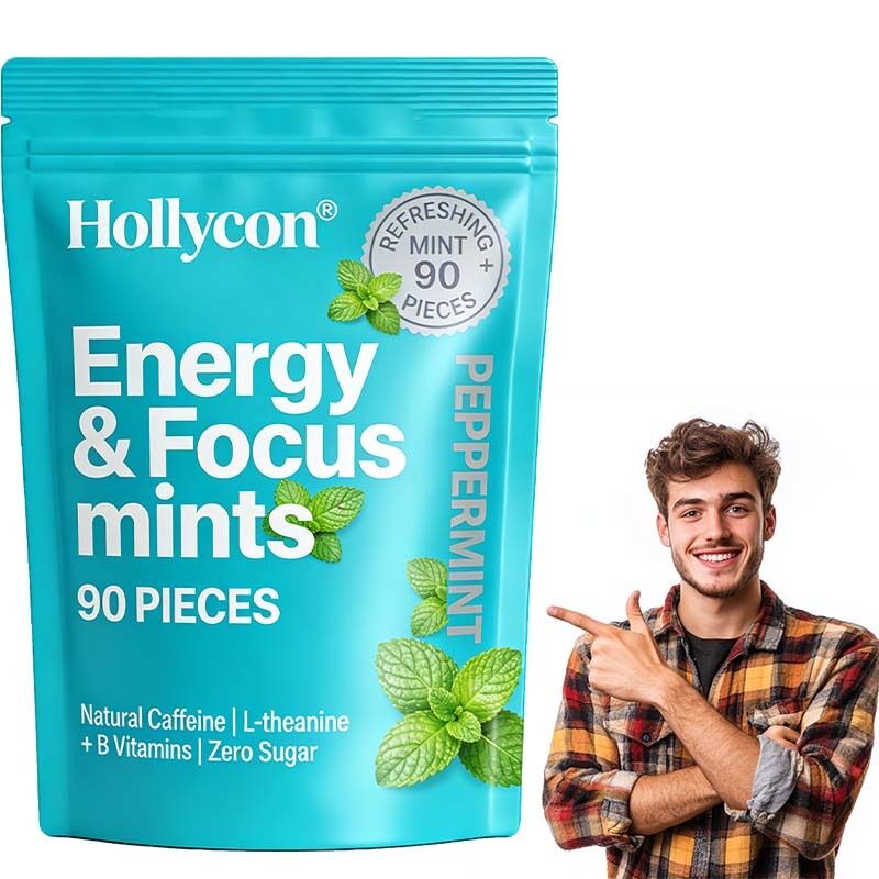 Nootropic Brain Support Mints | Supports Energy, Focus & Mental Clarity | Healthy Nervous System & Mood Wellness