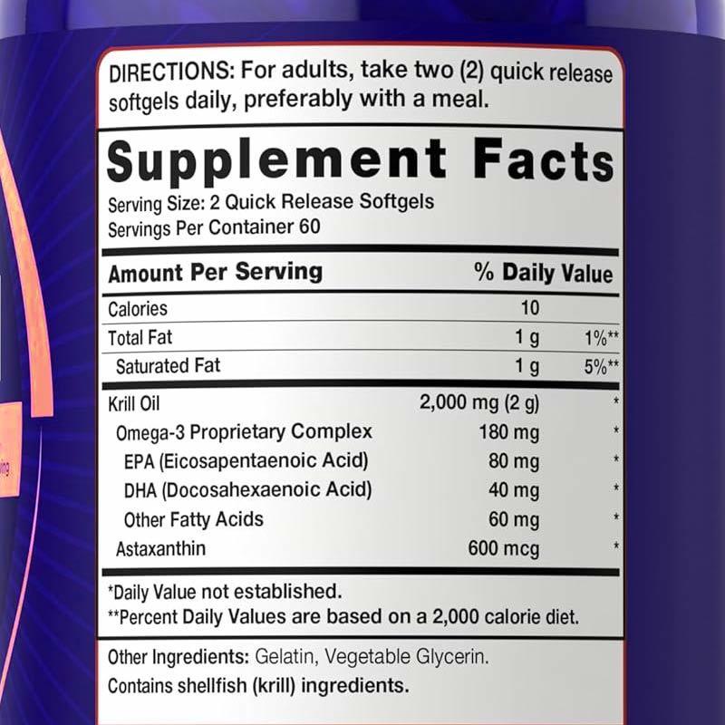 OEM/ODM Premium Omega-3 Krill Oil Softgels EPA DHA concentrato per sostenere la salute del cuore e del cervello