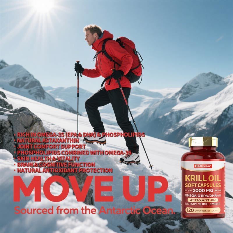 OEM/ODM Premium Omega-3 Krill Oil Softgels EPA DHA concentrato per sostenere la salute del cuore e del cervello