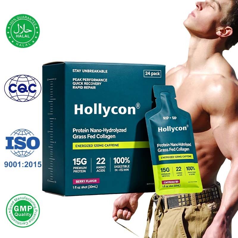 OEM/ODM 15 g di proteine collagene per via orale Nano idrolizzato Caffeinato Fitness Supplemento liquido di routine
