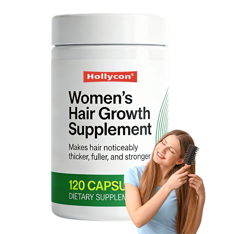 Supplemento di crescita dei capelli per donne di età compresa tra i 18 e i 44 anni, supporta capelli più spessi, più pieni, più forti, dermatologo raccomanda una somministrazione di 1 mese
