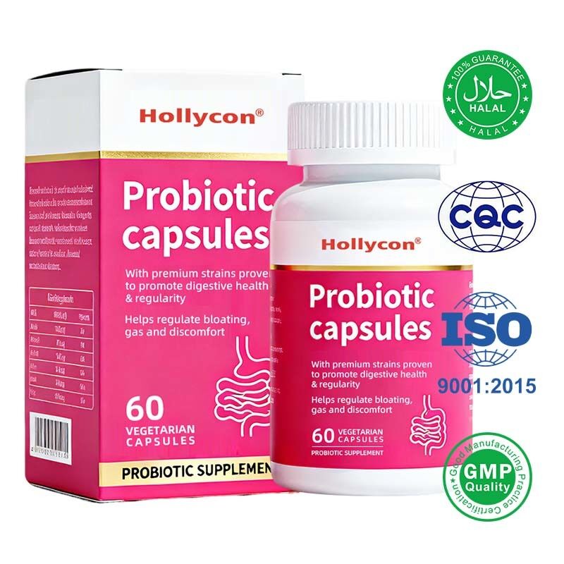 Capsule probiotiche ad alta potenza per la salute intestinale e la digestione 46 miliardi di CFU Miscela probiotica Bifido Capsule probiotiche per la cura delle donne