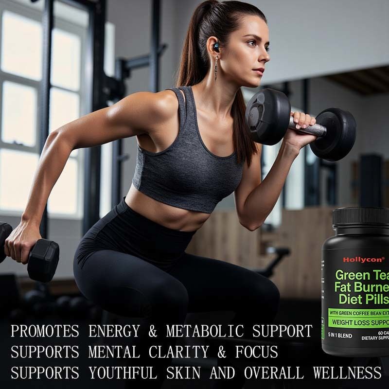 Capsula di estratto di tè verde di fabbrica Promuove l' energia Supporto metabolico Chiarezza mentale Concentrate il benessere complessivo Supplemento dimagrante
