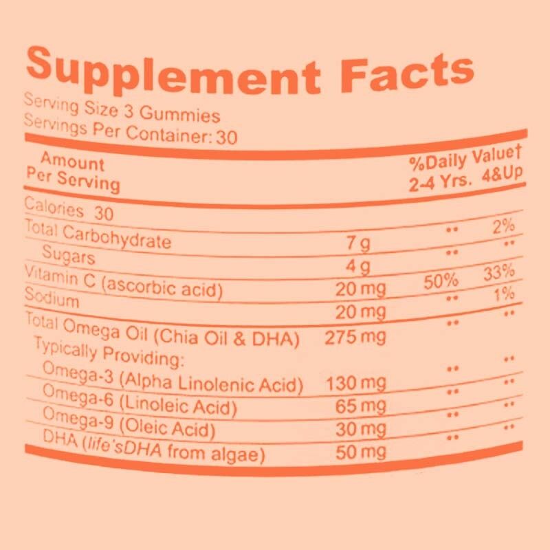 OEM/ODM Manufacturer Omega 3 Gummies for Kids Supports Brain & Heart Health, Immunity, Eye Health with Omega 6 & 9, DHA