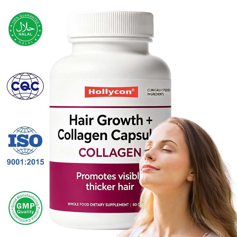 Formula composta di collagene Capsule per il benessere dei capelli con nutrienti per capelli delicati e per la cura della pelle completa