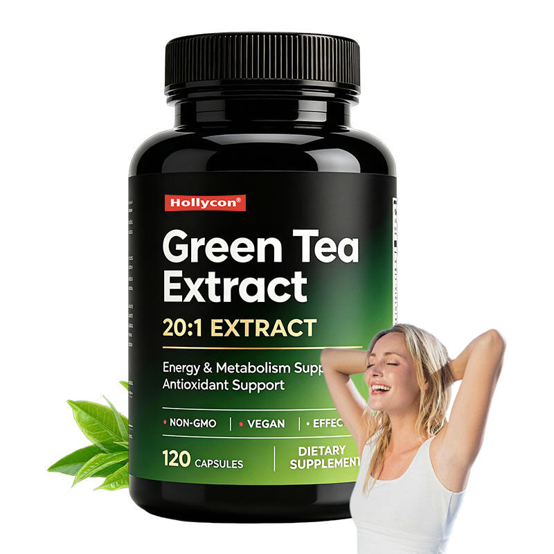 Capsule personalizzabili OEM di estratto di tè verde e chicchi di caffè verde con doppia formula botanica e antiossidanti naturali