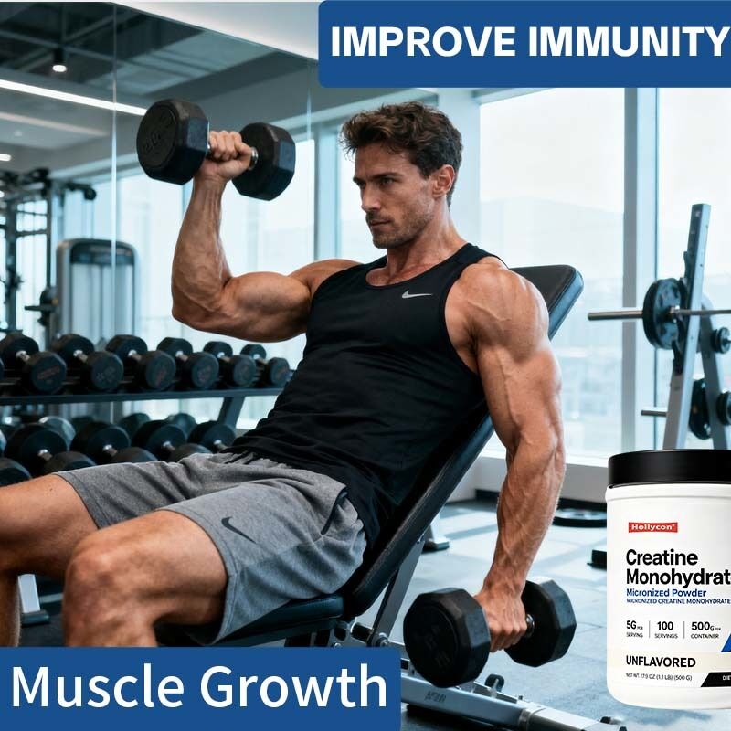 Creatina monohidrato in polvere micronizzata ad alta purezza per il fitness