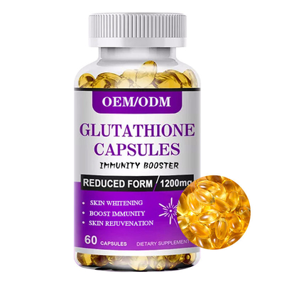 Il glutatione originale naturale riduce in pani Softgels per mg 1200 di bellezza