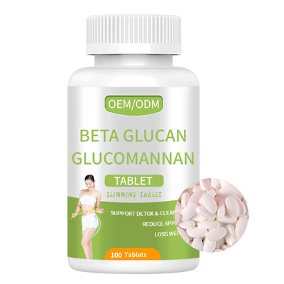 Compressa esile su ordinazione di Beta Glucan Clucomannan Tablets Body