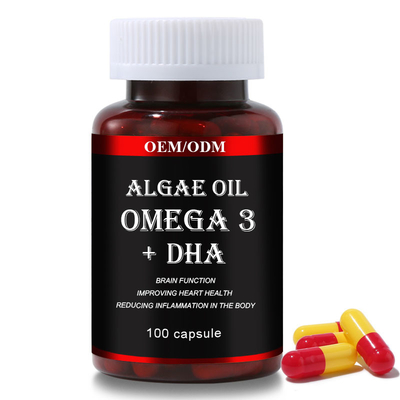 DHA Omega 3 alghe delle capsule del vegano di Softgels lubrificano il supplemento