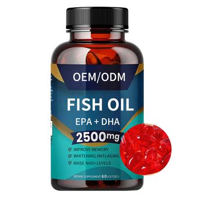 Migliori la memoria Softegels completa l'olio di pesce dell'OEM omega-3 per il cervello