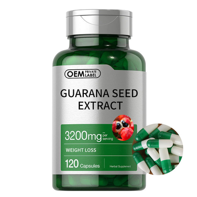 La taglierina grassa di erbe completa l'estratto 3200mg del seme di guaranà