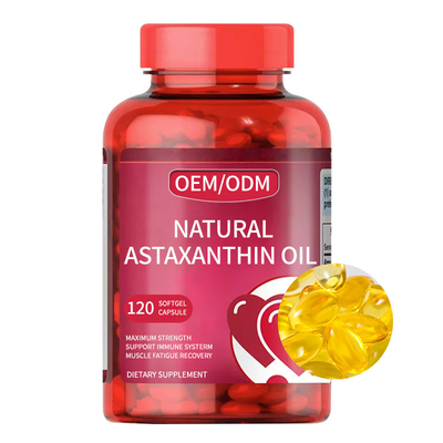 Il supplemento naturale 2000 dell'astaxantina di MG Softgel incapsula l'abitudine dell'etichetta privata