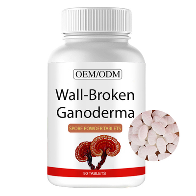 Supplemento rotto delle compresse della polvere della spora di Lucidum Ganoderma della parete