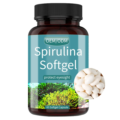 Logo Spirulina Softgels Eye Health su ordinazione completa il ODM